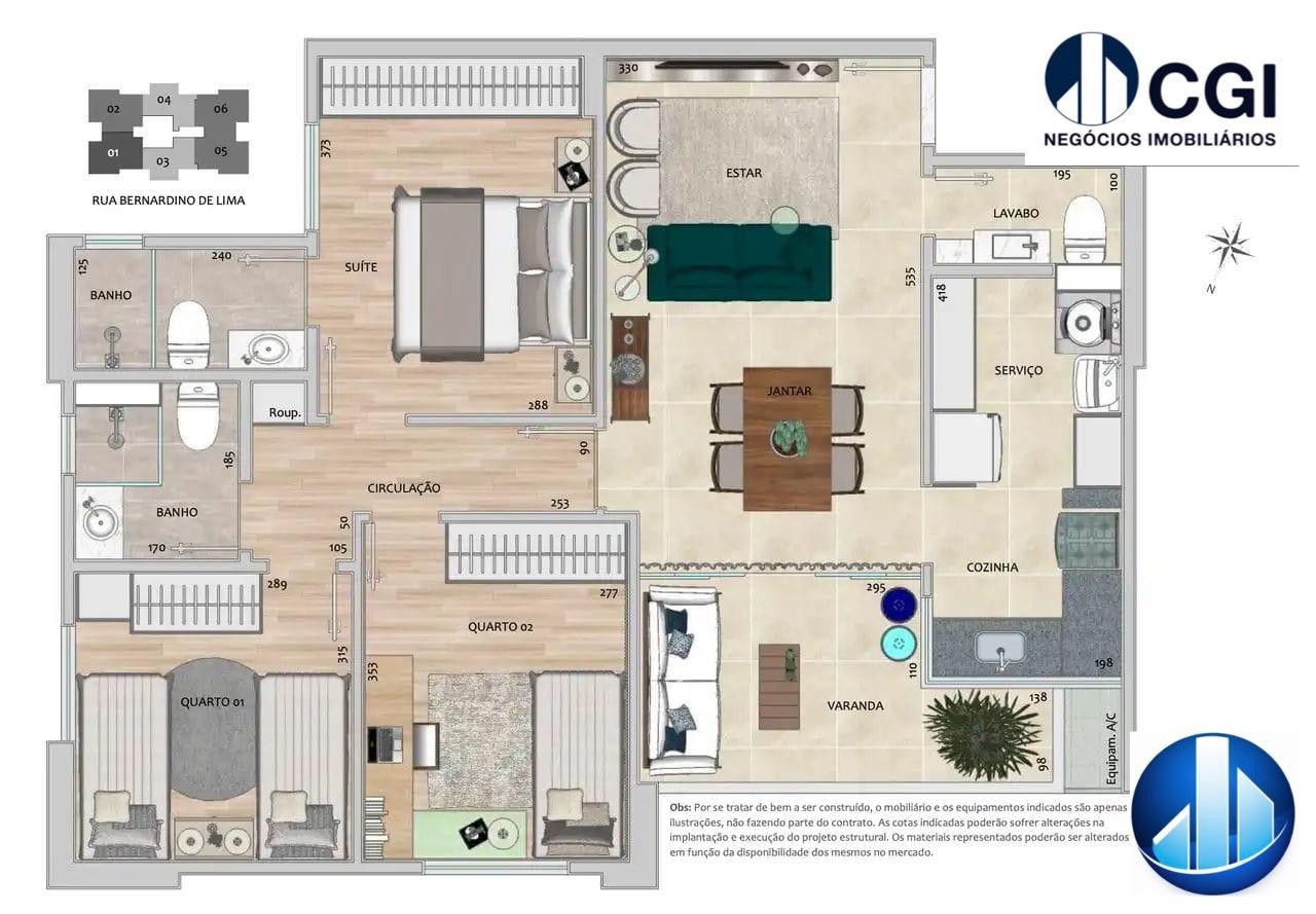 Apartamento, 3 quartos, 75 m² - Foto 5