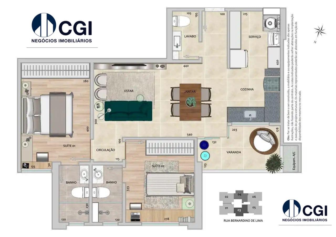 Apartamento, 2 quartos, 141 m² - Foto 5